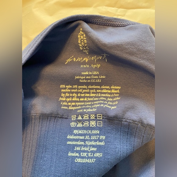 NWOT Free People Cami!  Beautiful blue color XS/S - Picture 4 of 4